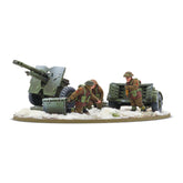 25-Pdr Light Howitzer with British Infantry (Winter) Crew